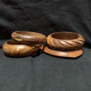 Stylish Wooden Bangle Bracelet Collection